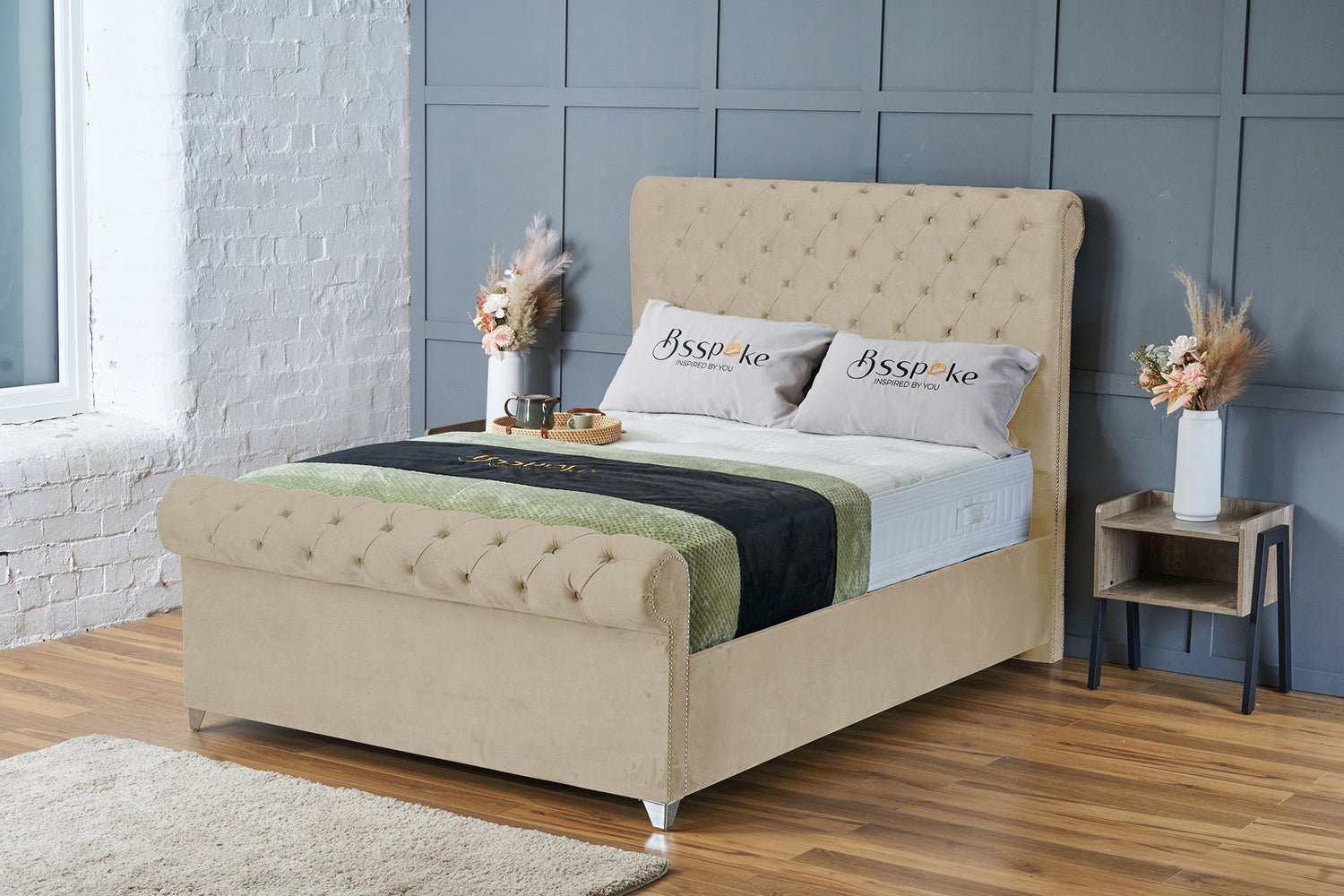 Daisy Bed Frame Almond Coniston