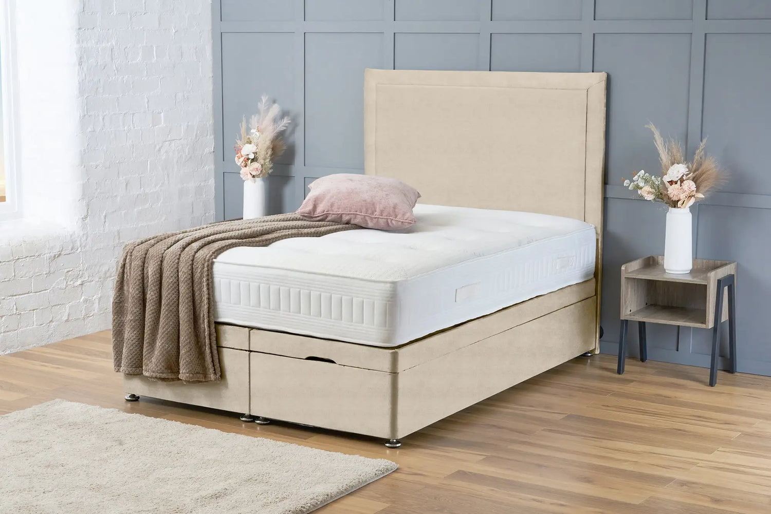 Ella Divan Ottoman Almond Coniston