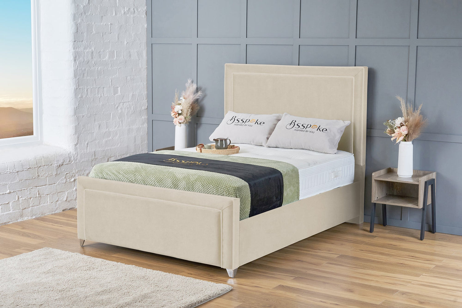 Lila Bed Frame Almond Coniston