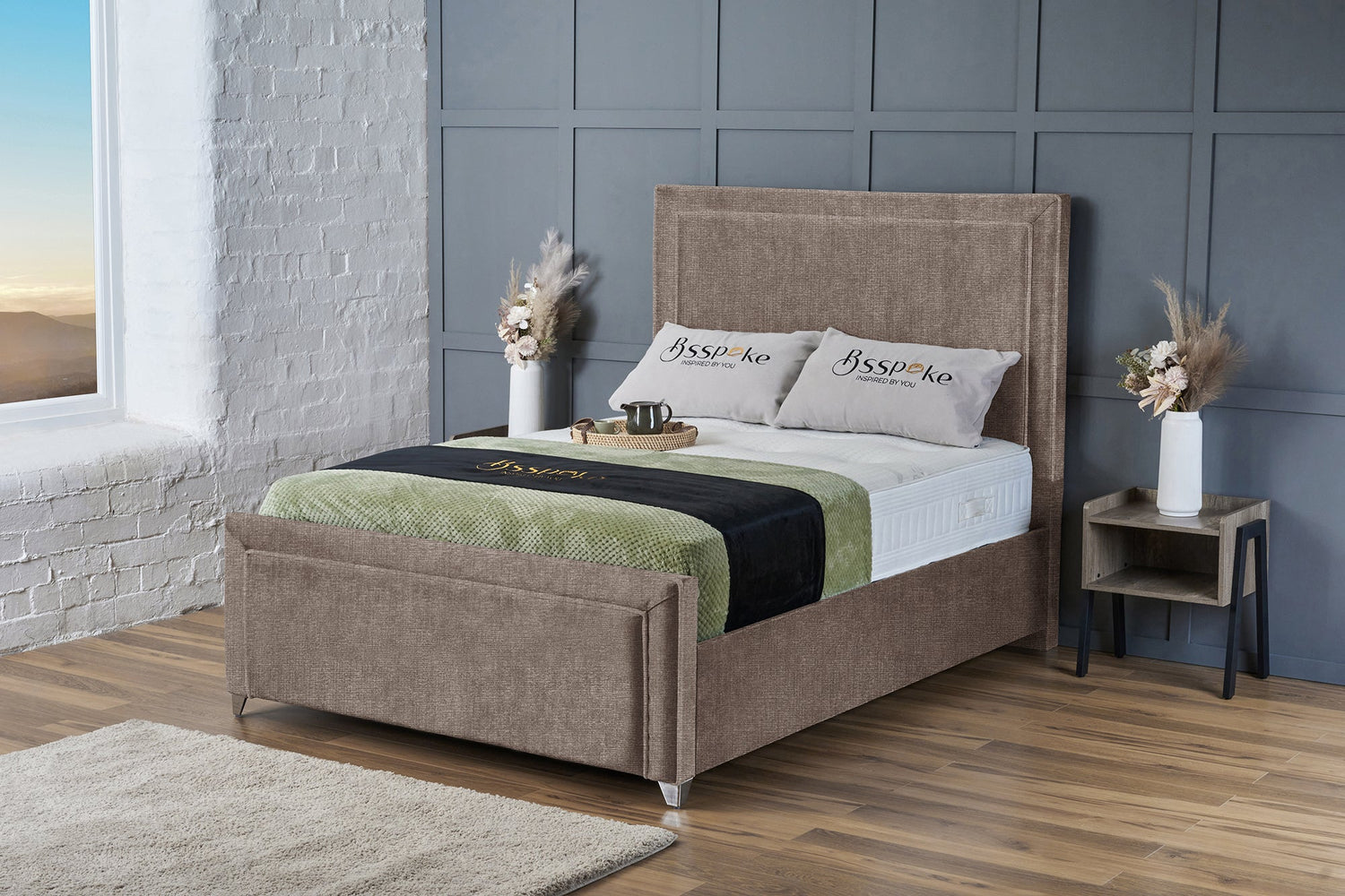 Lila Bed Frame Mink Naples
