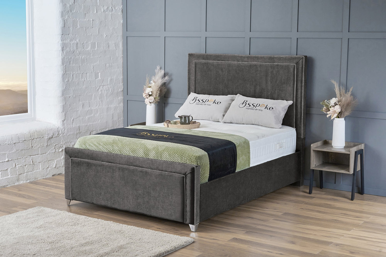 Lila Bed Frame Slate Naples