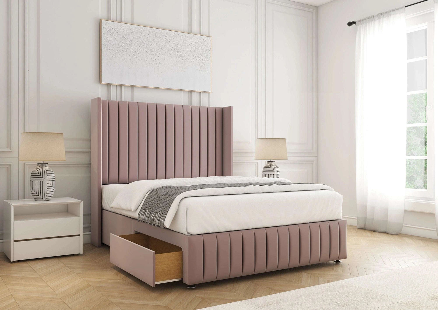Luna 6ft Super King Divan Bed Set - Bespoke Bed Bsspoke