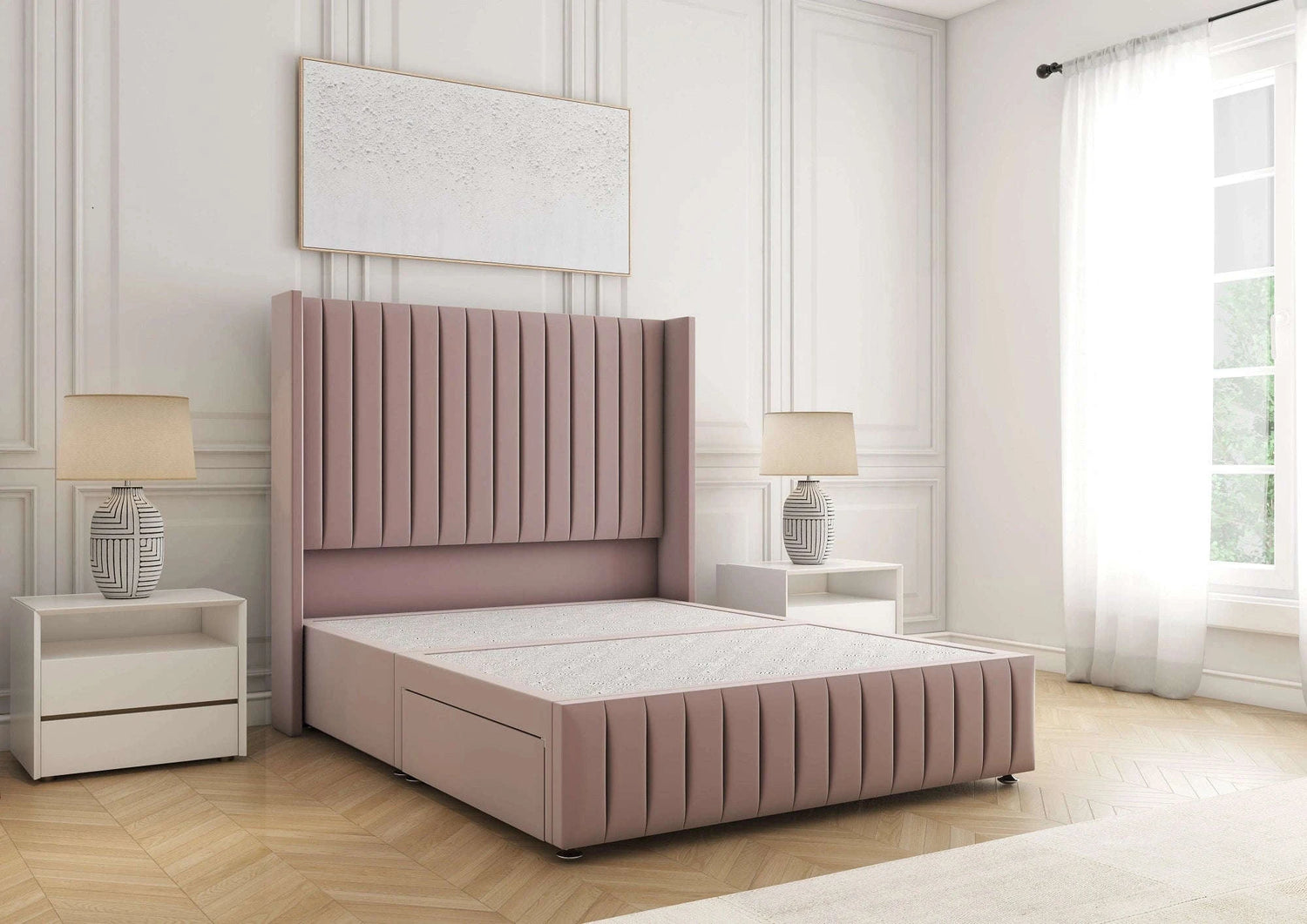 Luna 6ft Super King Divan Bed Set - Bespoke Bed Bsspoke