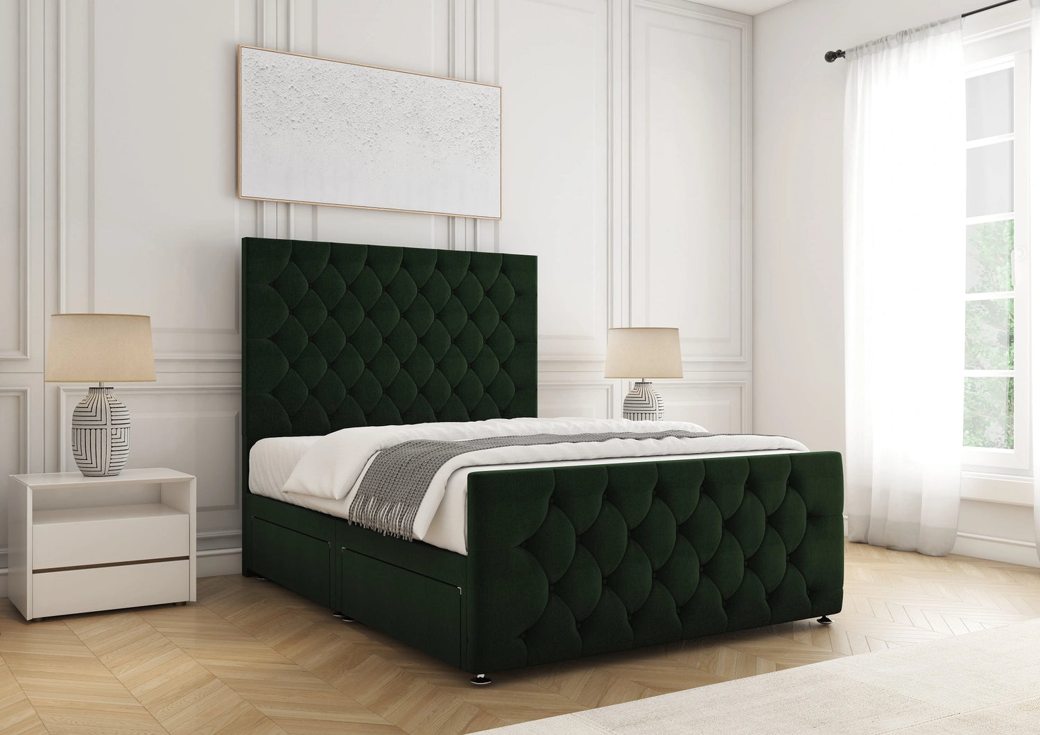 Maya Divan Bed Emerald Coniston