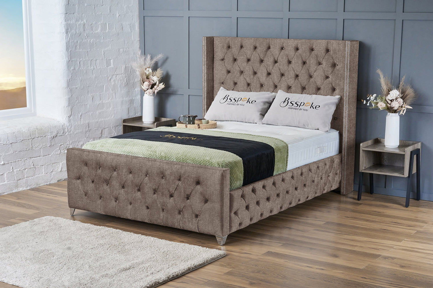 Mayfair Bed Frame Mink Naples