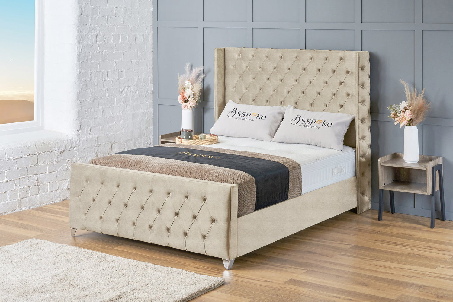 Ruby Bed Frame Almond Coniston