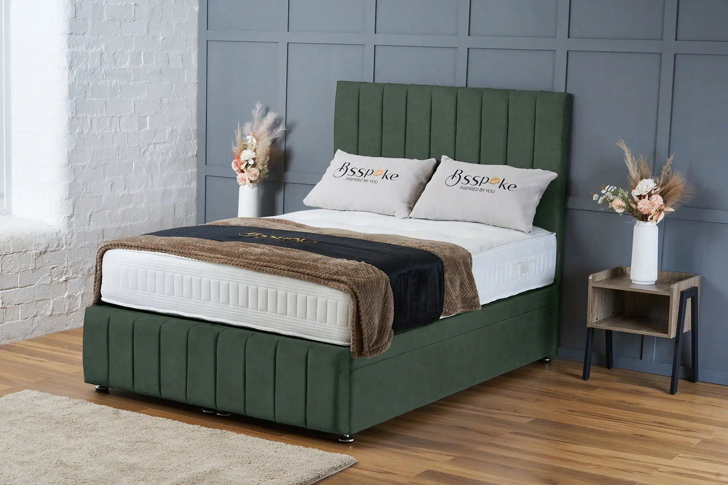 Sierra Divan Ottoman Emerald Coniston